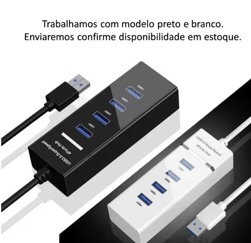 Adaptador de múltiplas Entradas USB 3.0 extensão hub