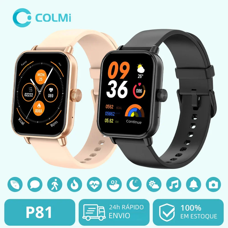 Relógio Insteligente COLMI P81 Voice Calling Smart Watch